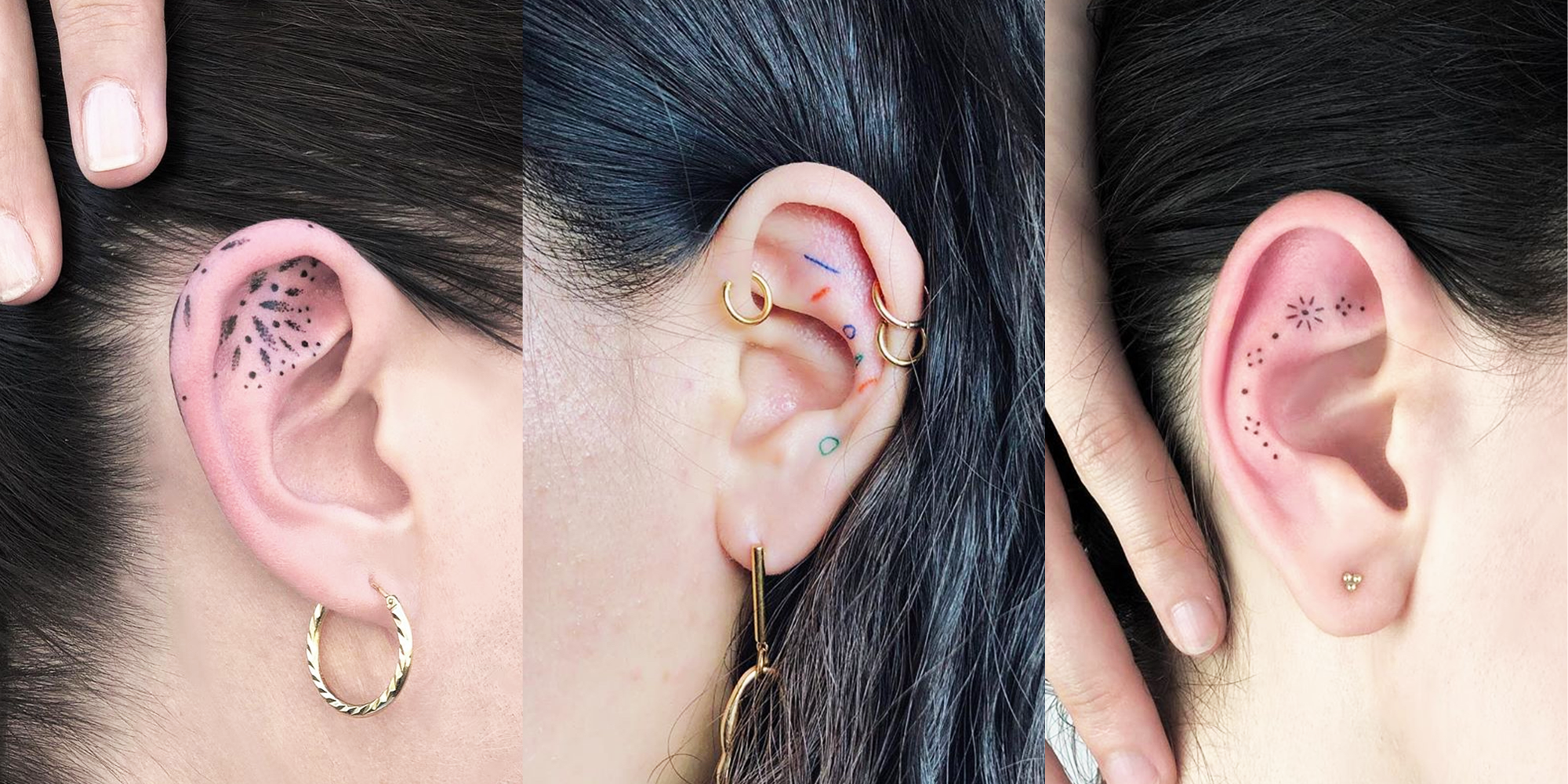 18 Behind-the-Ear and Inner Ear Tattoo Ideas | POPSUGAR Beauty UK